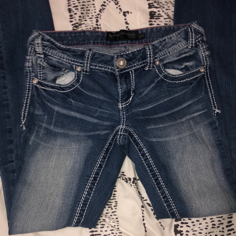 TWENTYONE BLACK | Low rise flare jeans | Size 1/2R